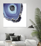 Indigo Agate C by THE Studio on GIANT ART - white abstract