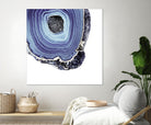 Indigo Agate C by THE Studio on GIANT ART - white abstract