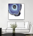 Indigo Agate C by THE Studio on GIANT ART - white abstract