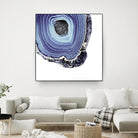 Indigo Agate C by THE Studio on GIANT ART - white abstract
