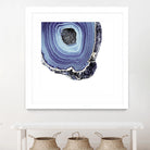 Indigo Agate C by THE Studio on GIANT ART - white abstract