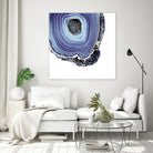 Indigo Agate C by THE Studio on GIANT ART - white abstract