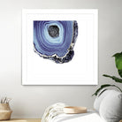 Indigo Agate C by THE Studio on GIANT ART - white abstract