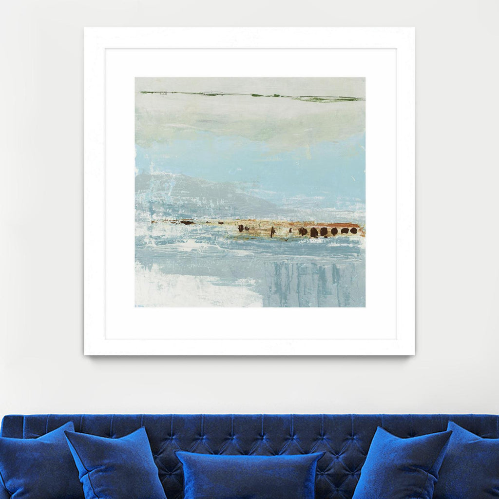 Echo 4 by KG Studio on GIANT ART - blue abstracts beach