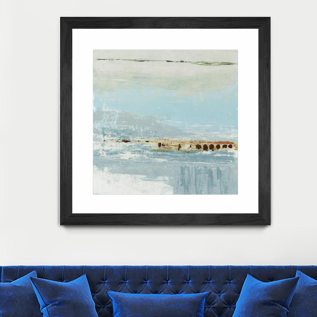 Echo 4 by KG Studio on GIANT ART - blue abstracts beach