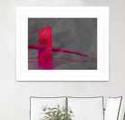 Brooklyn Bridge by THE Studio on GIANT ART - pink architecture pont