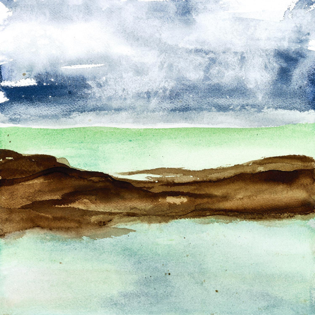 Shore I by Chris Paschke on GIANT ART - green sea scene