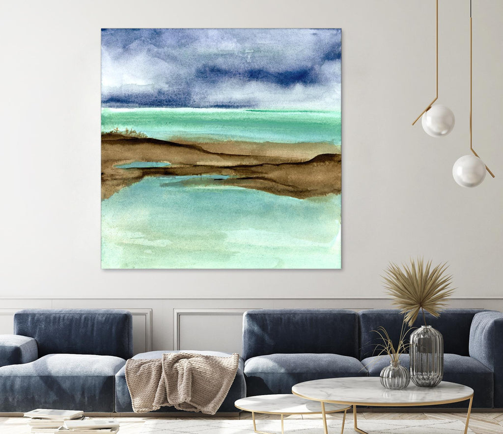 Shore V by Chris Paschke on GIANT ART - blue sea scene