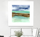 Shore V by Chris Paschke on GIANT ART - blue sea scene