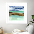 Shore V by Chris Paschke on GIANT ART - blue sea scene