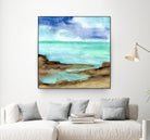Shore VII by Chris Paschke on GIANT ART - blue sea scene