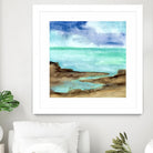 Shore VII by Chris Paschke on GIANT ART - blue sea scene