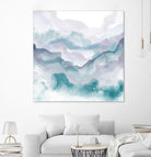 Layers of Spring D by THE Studio on GIANT ART - turquoise abstract