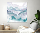 Layers of Spring D by THE Studio on GIANT ART - turquoise abstract