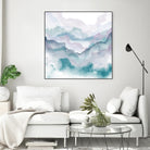 Layers of Spring D by THE Studio on GIANT ART - turquoise abstract