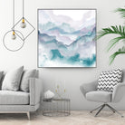 Layers of Spring D by THE Studio on GIANT ART - turquoise abstract