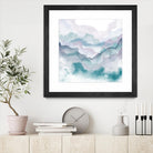 Layers of Spring D by THE Studio on GIANT ART - turquoise abstract