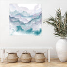 Layers of Spring D by THE Studio on GIANT ART - turquoise abstract