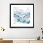 Layers of Spring D by THE Studio on GIANT ART - turquoise abstract
