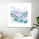 Layers of Spring D by THE Studio on GIANT ART - turquoise abstract