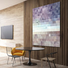 Gridded Watercolor Landscape B by THE Studio on GIANT ART - blue abstract