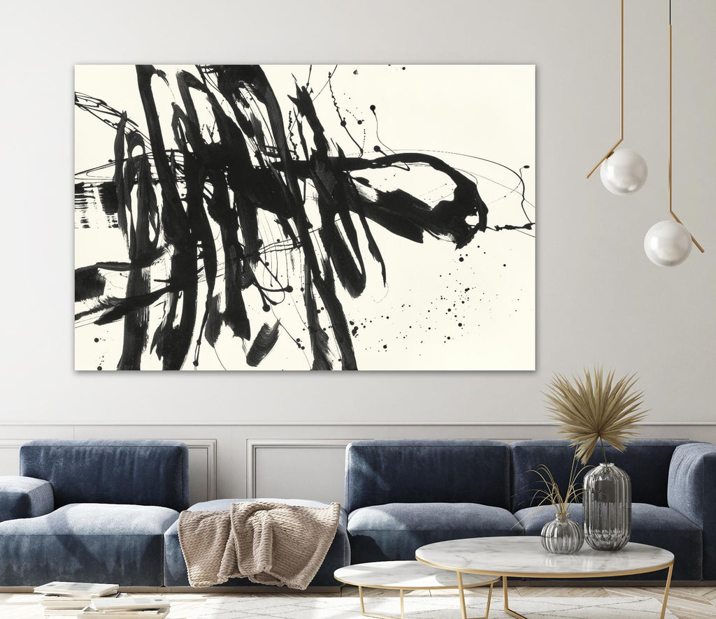 Marked 3 by Paul Ngo on GIANT ART - black abstract