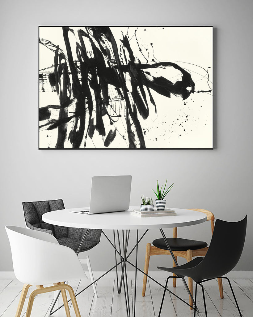 Marked 3 by Paul Ngo on GIANT ART - black abstract