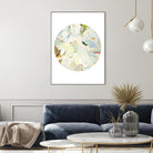 Radial Bliss by KG Studio on GIANT ART - blue abstracts circle