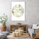 Radial Bliss by KG Studio on GIANT ART - blue abstracts circle