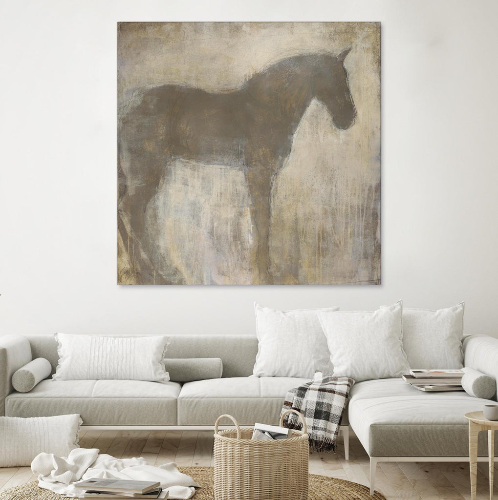 Equine Imprint 1 by Harris, Maeve Harris on GIANT ART - beige animals horse