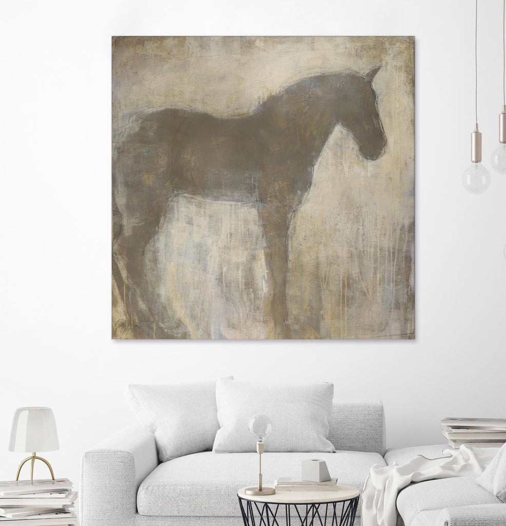 Equine Imprint 1 by Harris, Maeve Harris on GIANT ART - beige animals horse