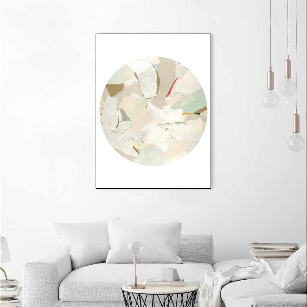 Radial Bliss 1 by KG Studio on GIANT ART - beige abstracts circle