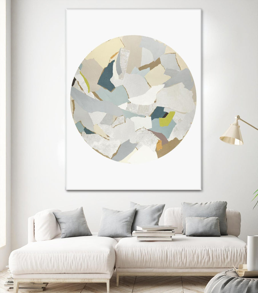 Radial Bliss 4 by KG Studio on GIANT ART - beige abstracts circle
