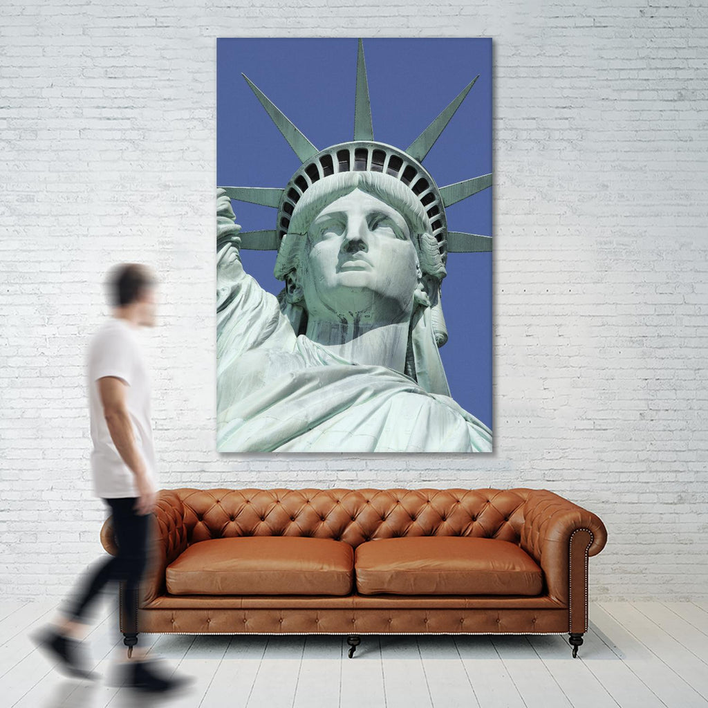 Statue of Liberty 3 by Lillis Werder on GIANT ART - blue photo art