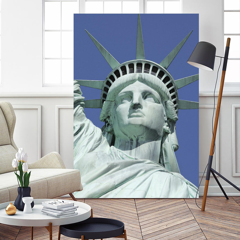 Statue of Liberty 3 by Lillis Werder on GIANT ART - blue photo art