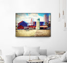 Farmland A by THE Studio on GIANT ART - red landscape