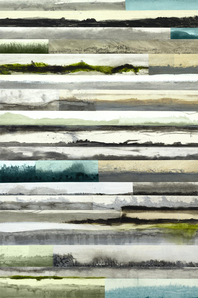 Plaines neutres en couleur par Kyle Goderwis sur GIANT ART - paysage vert