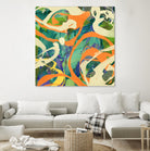 Swirls in Motion by THE Studio on GIANT ART - green abstract