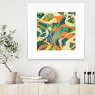 Swirls in Motion by THE Studio on GIANT ART - green abstract