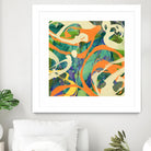 Swirls in Motion by THE Studio on GIANT ART - green abstract