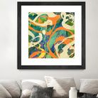Swirls in Motion by THE Studio on GIANT ART - green abstract