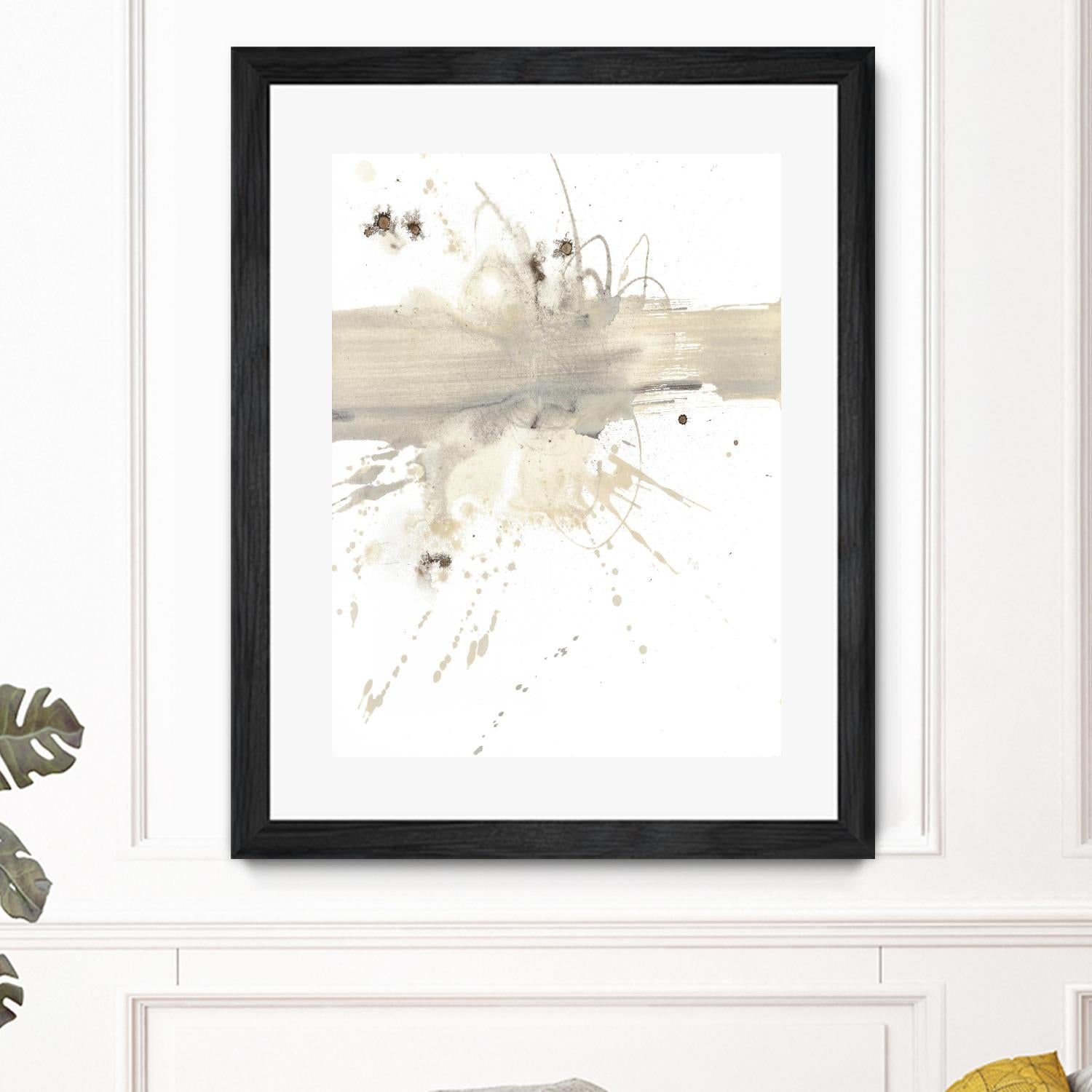 Untitled by PN Studio on GIANT ART - beige abstracts splatter