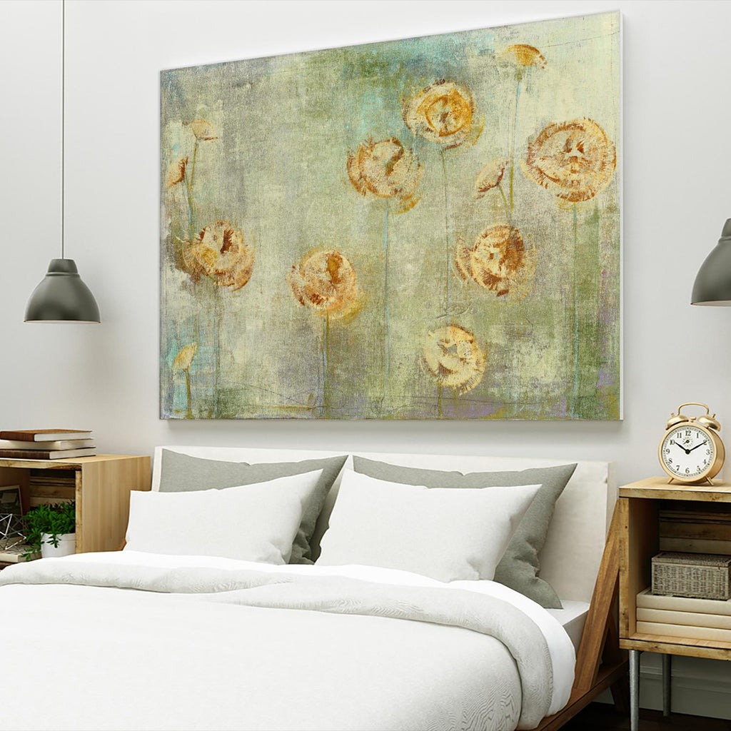greyce 1 by Maeve Harris on GIANT ART - green floral