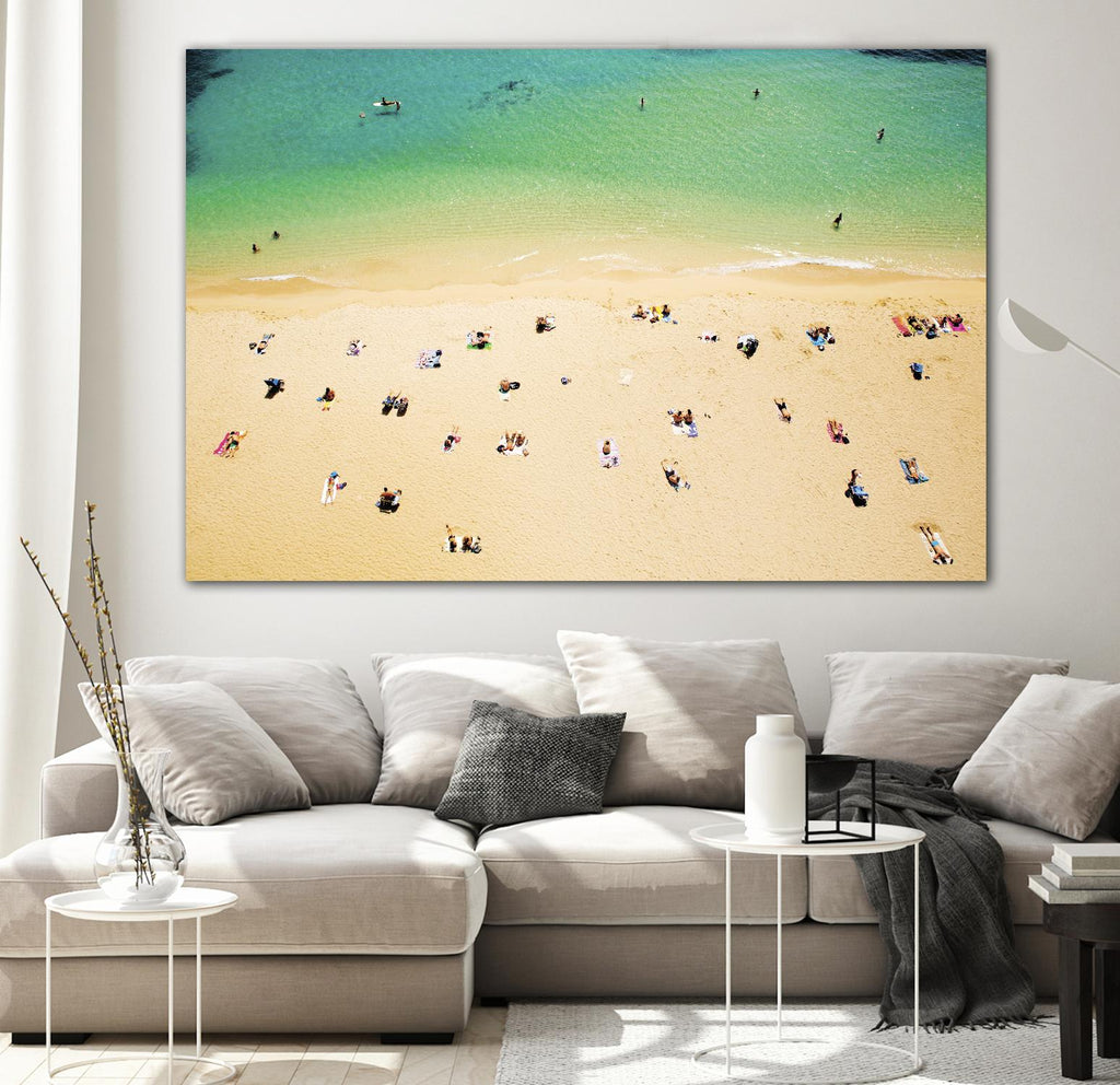 Kaimana Beach by Shawn Frederick on GIANT ART - beige tropical