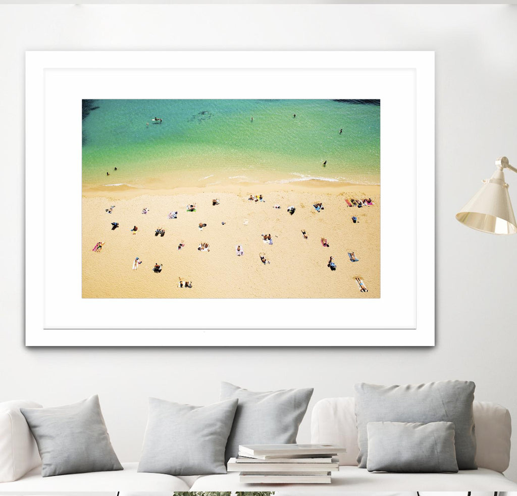 Kaimana Beach by Shawn Frederick on GIANT ART - beige costal sand