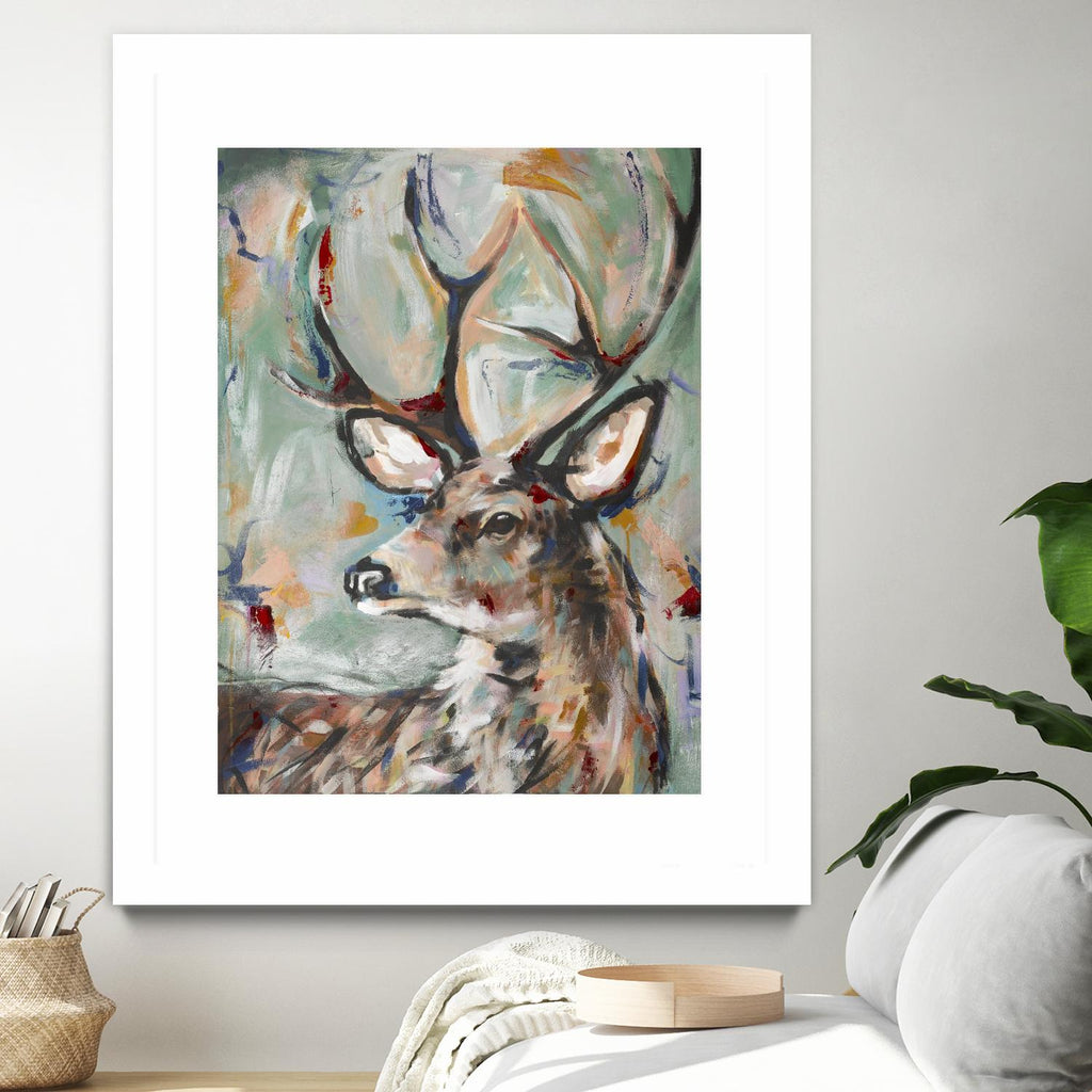 Buck by STA Studio on GIANT ART - beige animals wild
