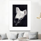 White Horse by Stefano Altamura on GIANT ART - white animals