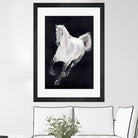 White Horse by Stefano Altamura on GIANT ART - white animals