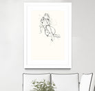 Contour Figure 9 by Stefano Altamura on GIANT ART - white black & white corps nu