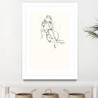 Contour Figure 9 by Stefano Altamura on GIANT ART - white black & white corps nu